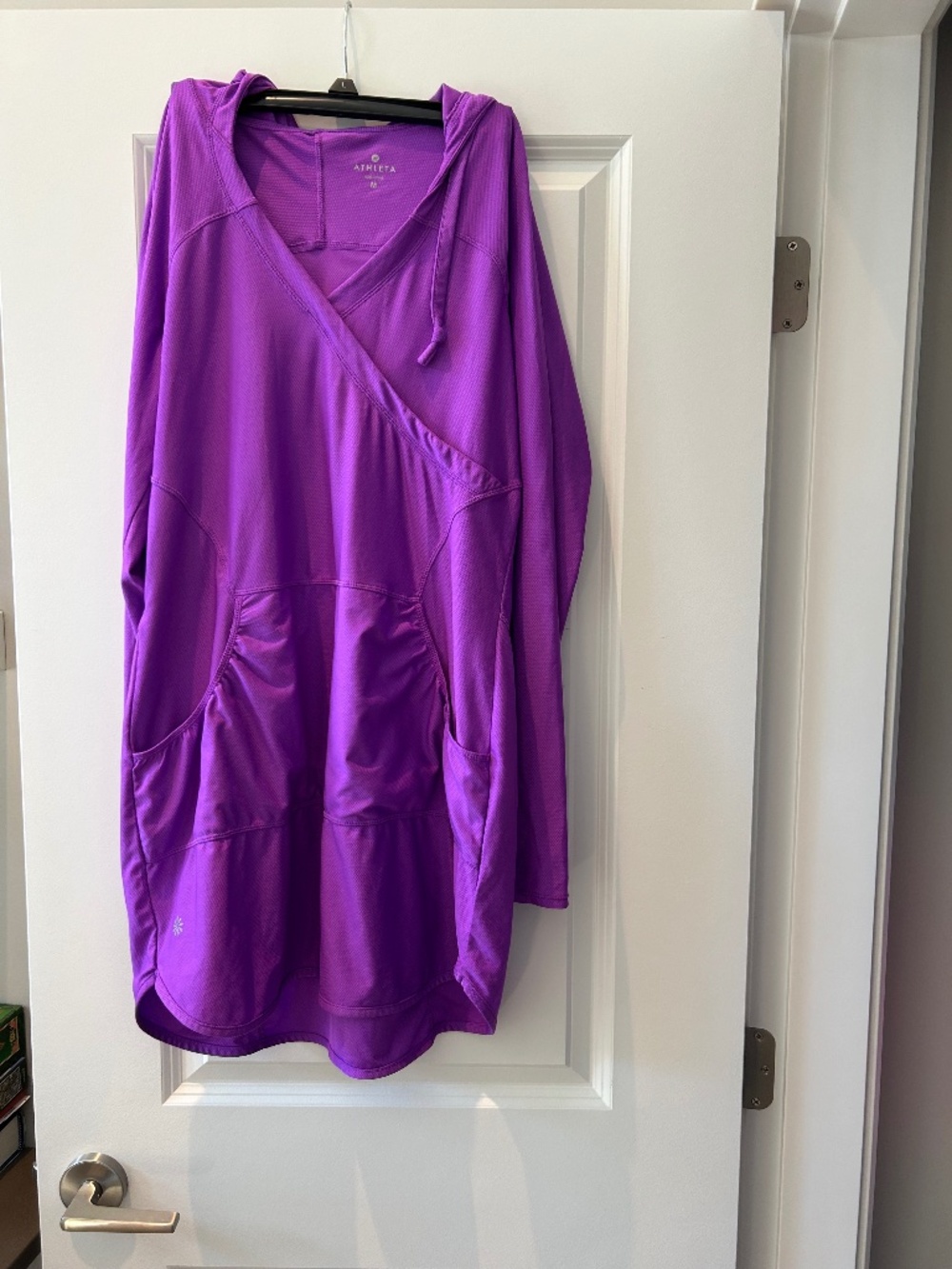 Athleta Wick-It Wader Swim Cover Purple Size Medium